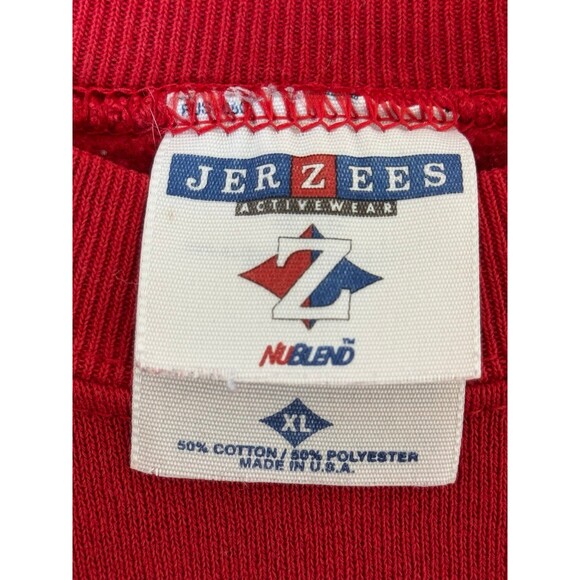 Vintage Indiana University IU Hoosiers Jerzees Crewneck Sweater XL USA - Picture 6 of 9